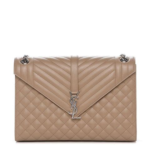 ysl 396910|Saint Laurent YSL Women's Beige Large Envelope Classic .